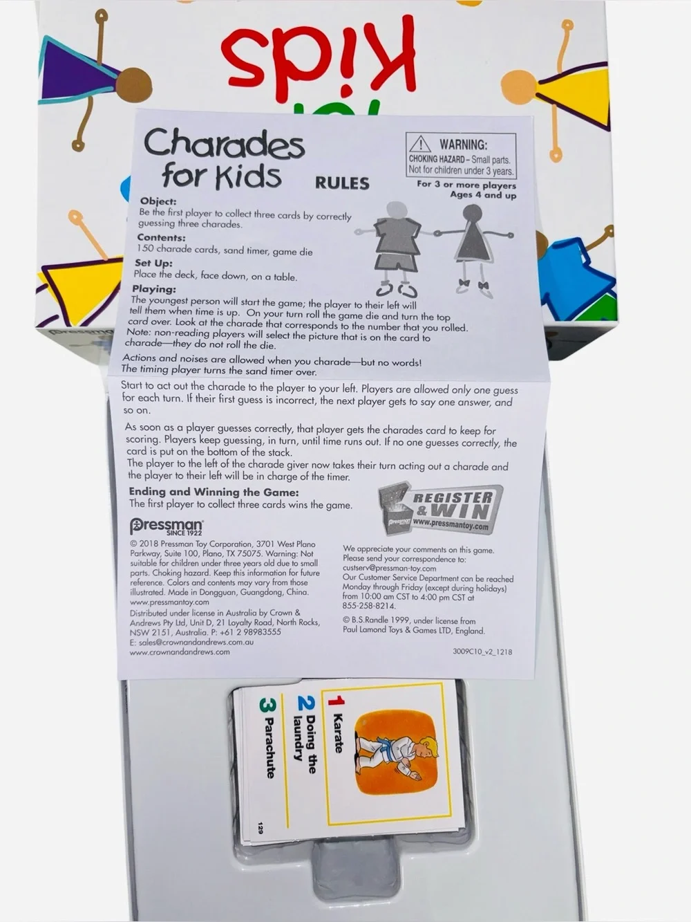 Charades for Kids Game No Reading Ages 4+